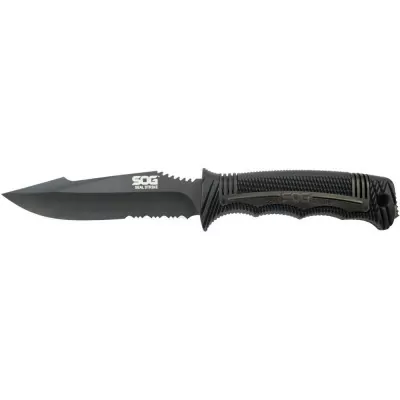 Нож SOG SEAL Strike, Part Serr Blk TiNi Delx Molded Shth-Ti (SOG SS1003-CP)
