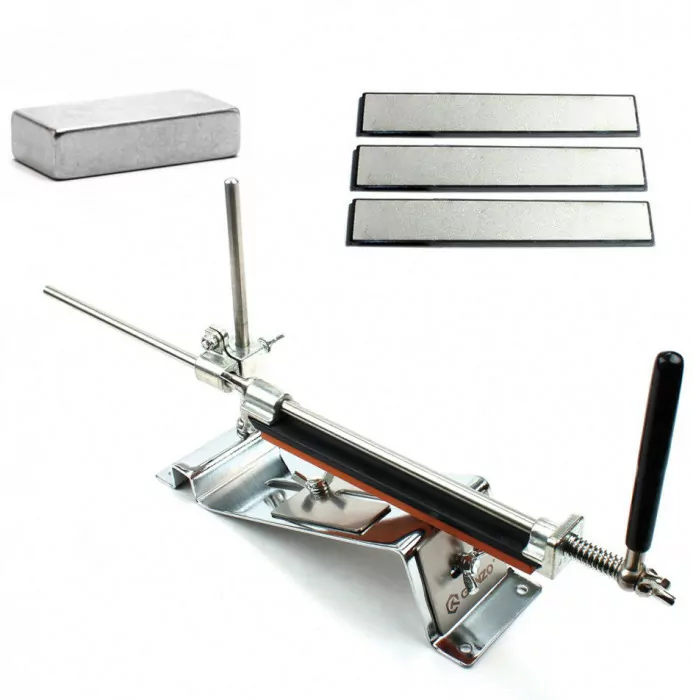 Точильный набор Ganzo Touch Pro Steel Diamond Kit (3 алмазных камня + прямоугольный магнит) 