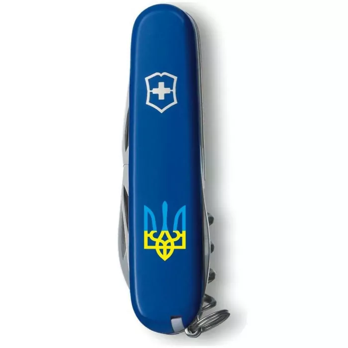 SPARTAN UKRAINE  91мм/12функ/син /штоп /Трезубец син-желт.  