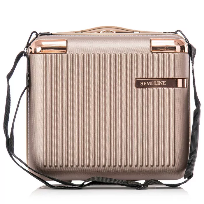 Бьюти-кейс Semi Line 16L Champagne (T5666-2)  