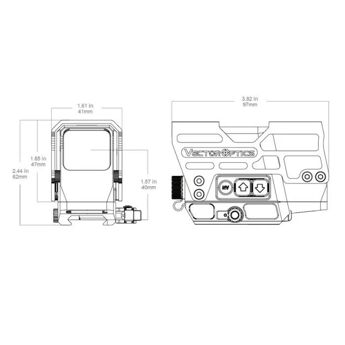 Прицел коллиматорный Vector Optics Frenzy Plus 1x31x26  