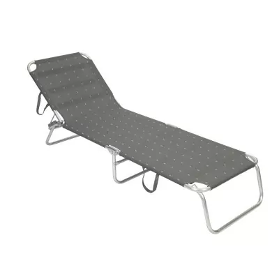Кровать раскладная Bo-Camp Sun Lounger 3 Positions Anthracite (1304480)