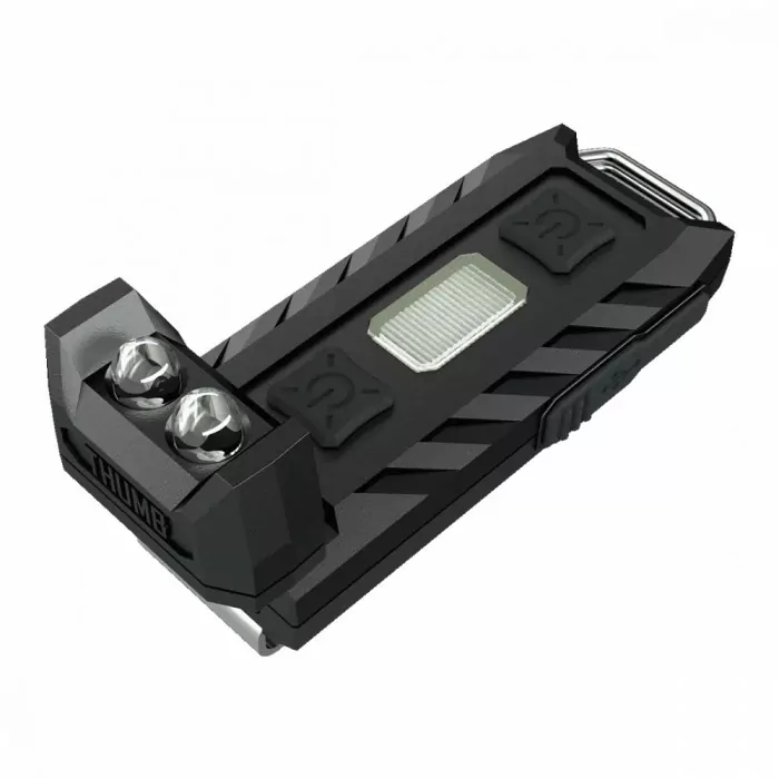 Фонарь наключный многофункциональный Nitecore THUMB LEO (1LED + UV LED, 45 люмен, 3 режима, USB)  