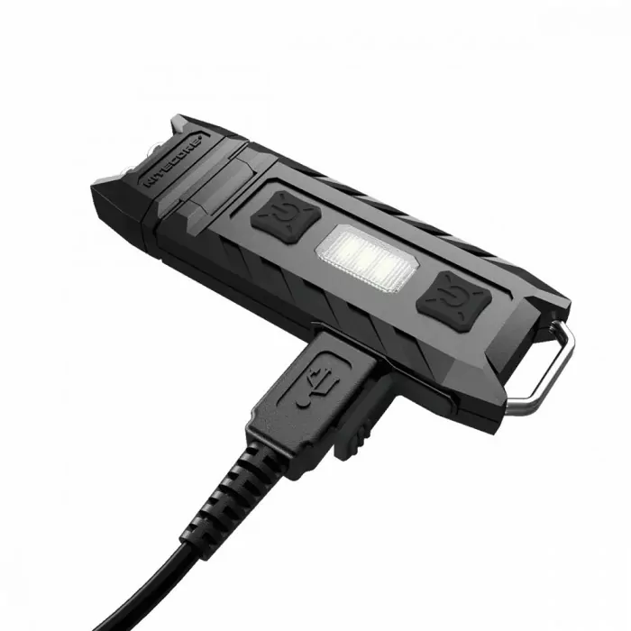 Фонарь наключный многофункциональный Nitecore THUMB LEO (1LED + UV LED, 45 люмен, 3 режима, USB)  