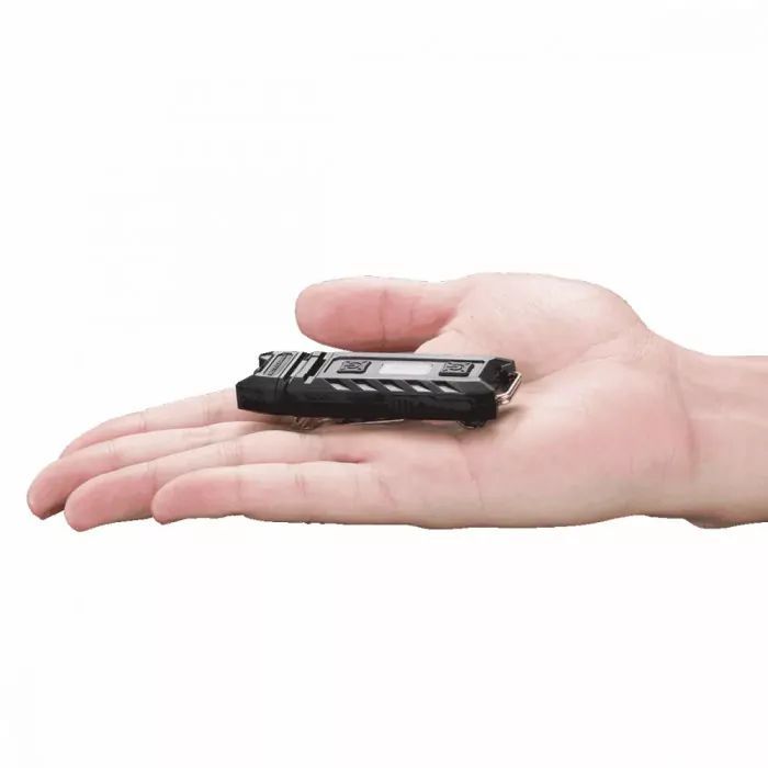 Фонарь наключный многофункциональный Nitecore THUMB LEO (1LED + UV LED, 45 люмен, 3 режима, USB)  