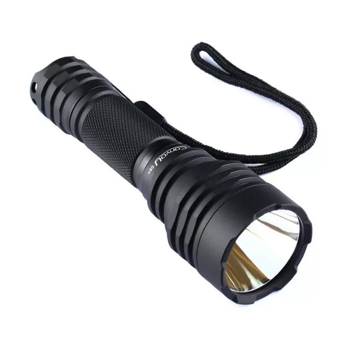 Фонарь Convoy C8+ SST40 5000k black (Вскрытая упаковка / замена диода)  