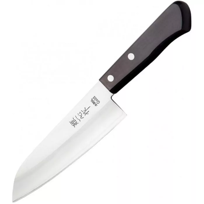 Нож кухонный Kanetsugu Miyabi Issin Santoku Gold VG2 170mm (3003)  