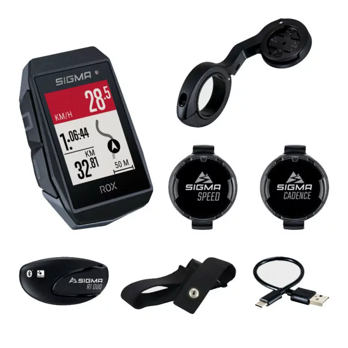 Велокомпьютер Sigma Sport ROX 11.1 EVO Sensor Set Black  