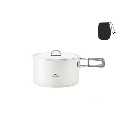 Кастрюля с керамическим антипригарным покрытием Naturehike CNK2450CF013, 3 л, алюминий