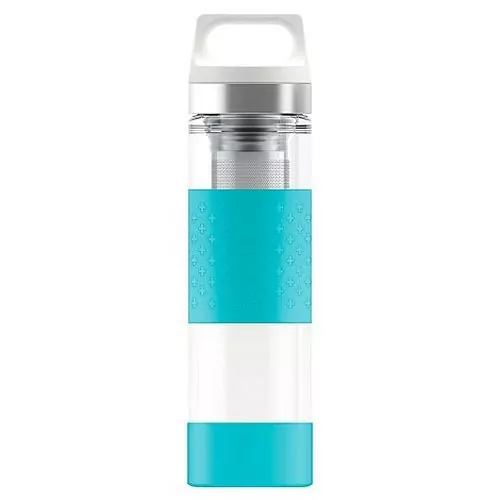 Фляга SIGG H&C Glass WMB, 0.4 л (синяя)  