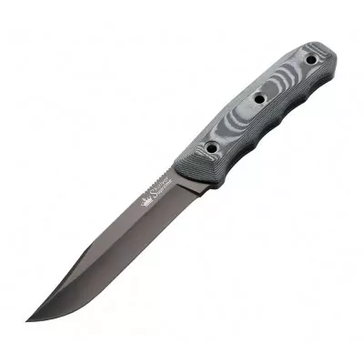 Нож Kizlyar Supreme Enzo черный, сталь D2, рукоять G10