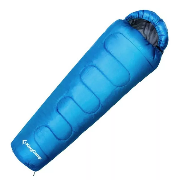 Спальный мешок KingCamp Treck 250 (KS3192), синий, правый 