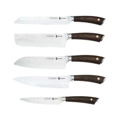 Набор из 5 кухонных ножей, SAKURA 3claveles OH0032, Испания  