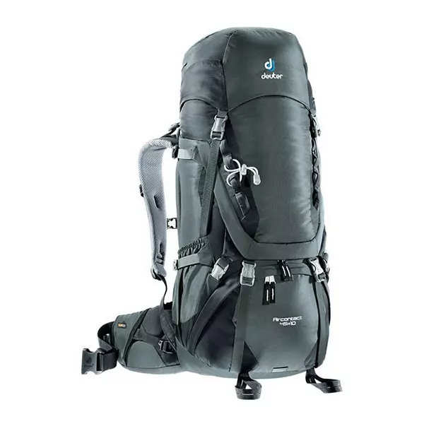 Рюкзак Deuter Aircontact, 45 + 10 л, granite-black  