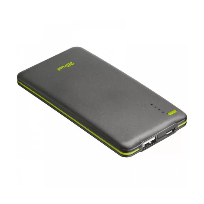 Портативная батарея Trust Power Bank 4000T Thin portable charger, серая  