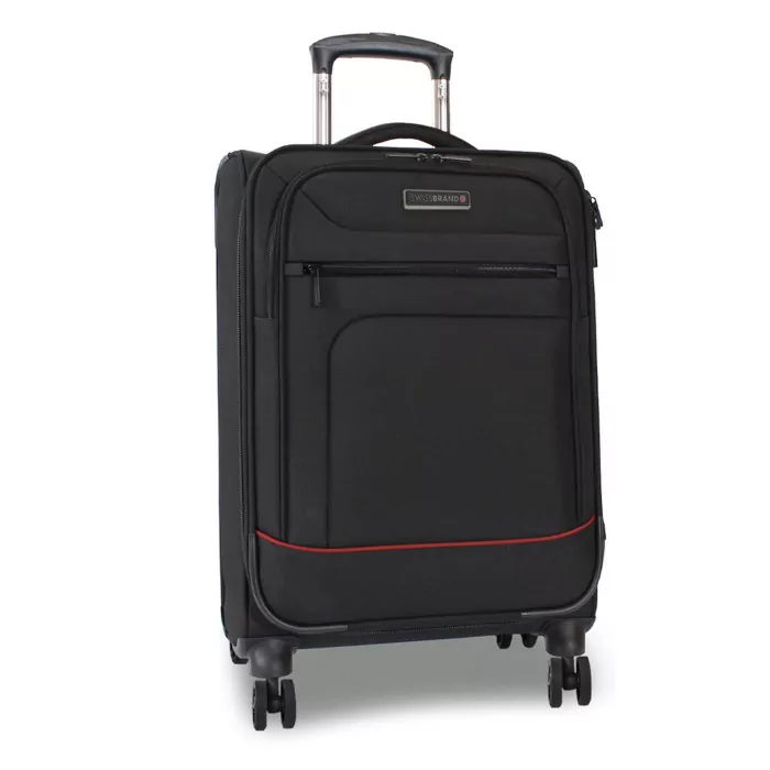 Чемодан Swissbrand Alford (M) Black (SWB_LBALF001M)  