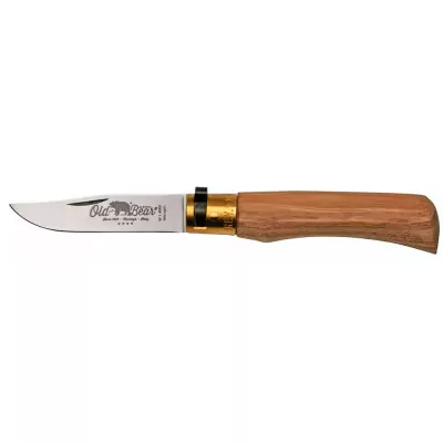 Нож Old Bear Classic S, 420 steel, Olive wood