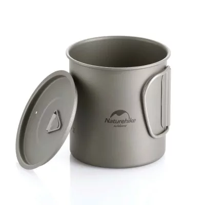 Кружка титановая с ручкой 300 мл Naturehike NH20CJ005