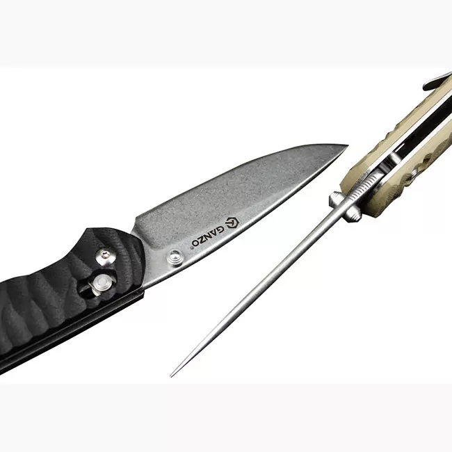 Нож Ganzo G717, желтый  
