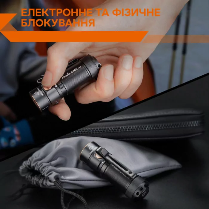 Фонарь ручной Fenix E18R V2.0 (возобновлен/ ремонт соединения платы/ открытая упаковка)  
