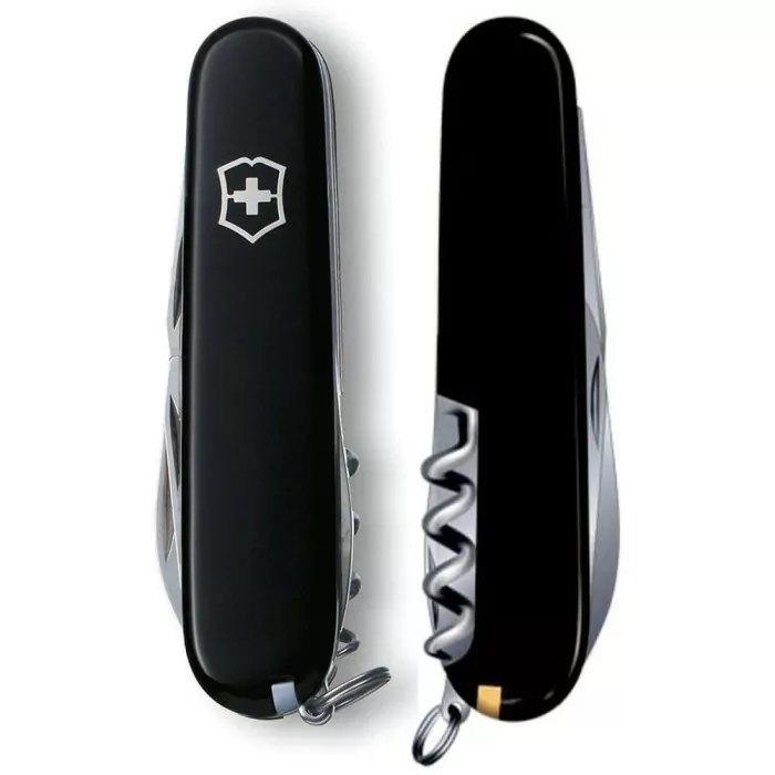 Нож Victorinox Camper 91мм/13функ/черный  
