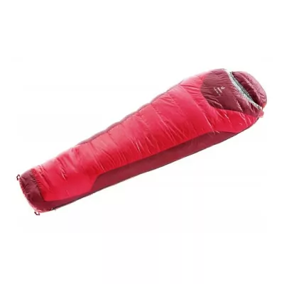 Спальный мешок Deuter Trek Lite 3 L, fire-cranberry, правый