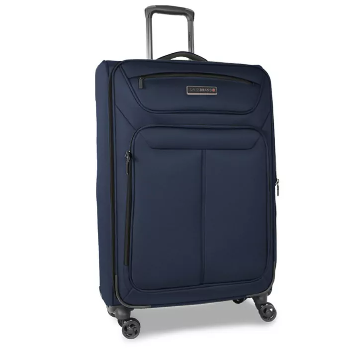 Чемодан Swissbrand Austria (L) Navy (SWB_LEAUS603L) 