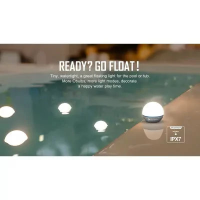 Кемпинговый фонарь Olight Obulb,55 lm, белый/красный свет, цвет зеленый  