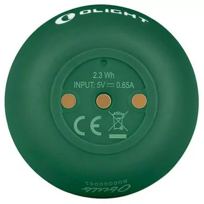 Кемпинговый фонарь Olight Obulb,55 lm, белый/красный свет, цвет зеленый  