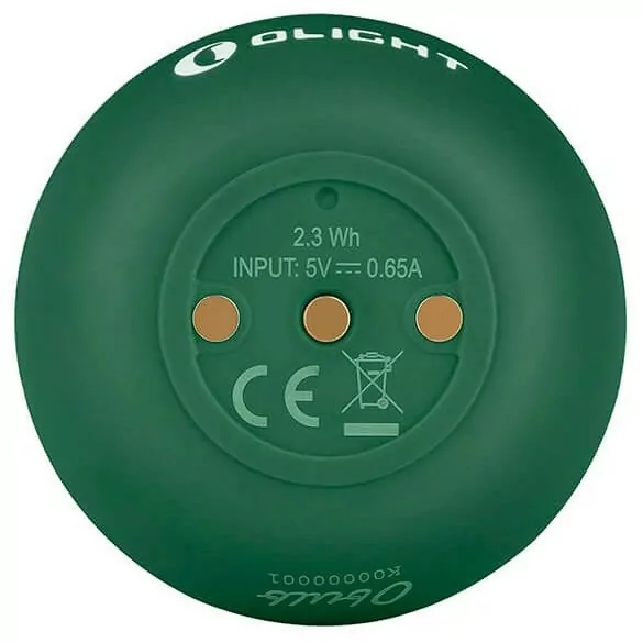 Кемпинговый фонарь Olight Obulb,55 lm, белый/красный свет, цвет зеленый  