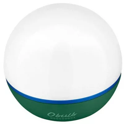 Кемпинговый фонарь Olight Obulb,55 lm, белый/красный свет, цвет зеленый  