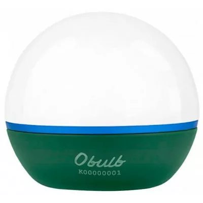 Кемпинговый фонарь Olight Obulb,55 lm, белый/красный свет, цвет зеленый  