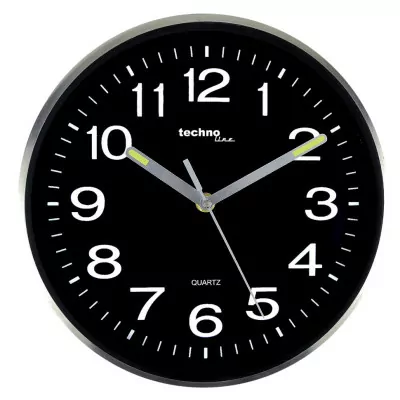 Часы настенные Technoline WT7620 Black/Silver (WT7620)  