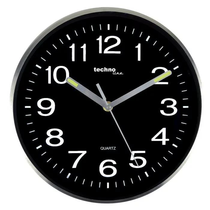 Часы настенные Technoline WT7620 Black/Silver (WT7620)  