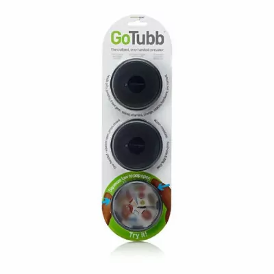 Набор контейнеров Humangear GoTubb 3-Pack Medium (черный, черный, черный)