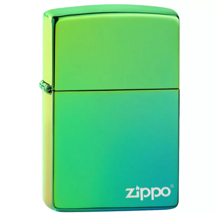 Зажигалка Zippo Reg HP Teal Logo (49191ZL)  