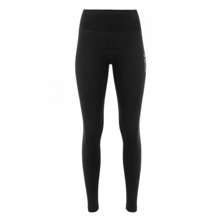 Термоштаны женские Aclima WarmWool 200 Longs High Waist высокая посадка Jet Black S  