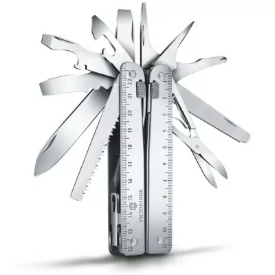 SWISSTOOL X  115мм/26функ+черн.нейлон.чехол /плоск/ножн/пила/напил/отверт  