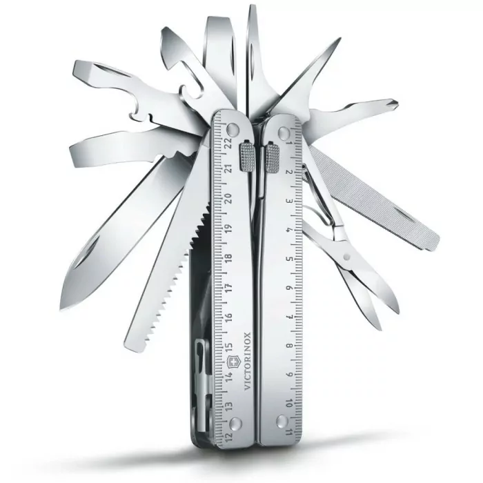 SWISSTOOL X  115мм/26функ+черн.нейлон.чехол /плоск/ножн/пила/напил/отверт  