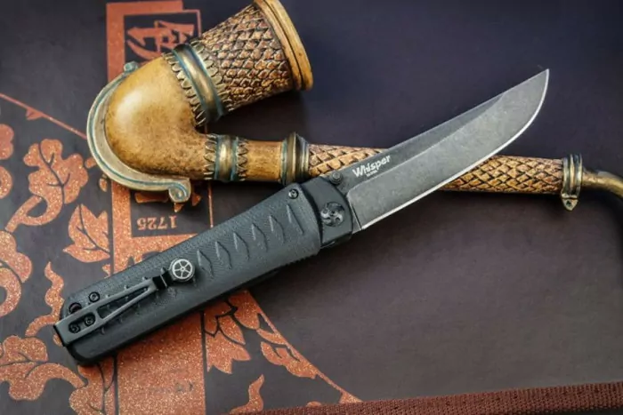 Нож Kizlyar Supreme Whisper, сталь D2 stonewash, рукоять G10  