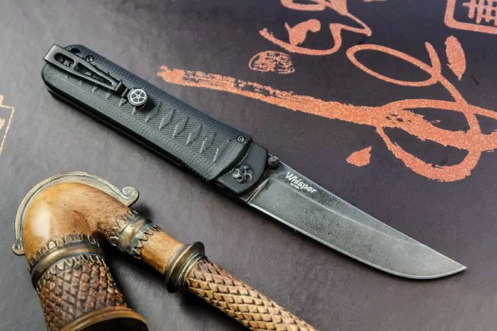 Нож Kizlyar Supreme Whisper, сталь D2 stonewash, рукоять G10  