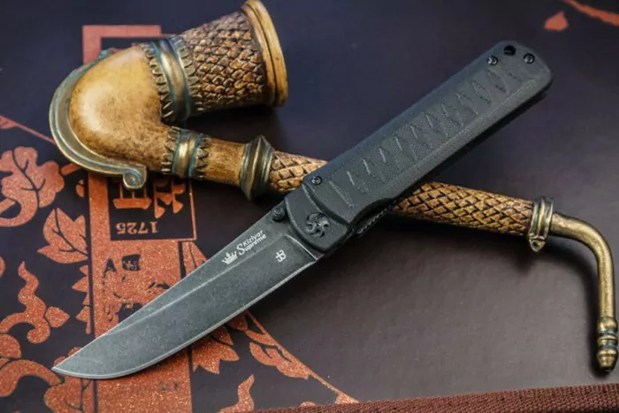 Нож Kizlyar Supreme Whisper, сталь D2 stonewash, рукоять G10  