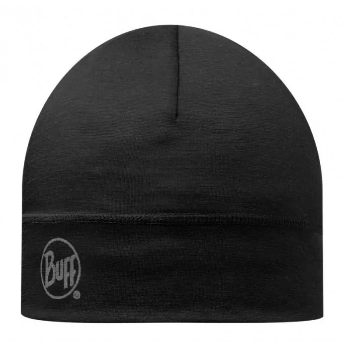 Шапка Buff Merino Wool Hat Solid (Black) 