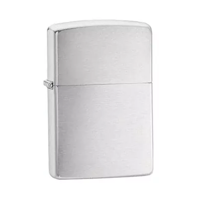 Зажигалка Zippo бензиновая BRUSHED CHROME 200
