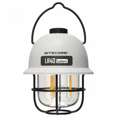 2в1 - Фонарь кемпинговый + Power Bank Nitecore LR40 (100 люмен, USB Type-C), белый