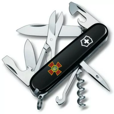 Складной нож Victorinox CLIMBER ARMY Эмблема НГУ 1.3703.3_W0100u  