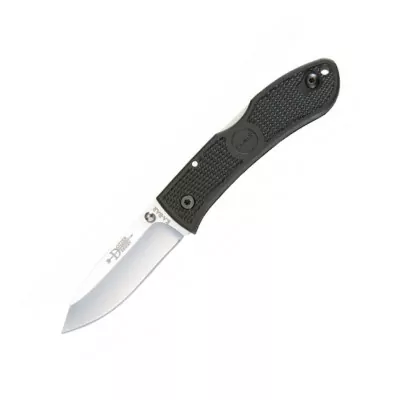 Нож Ka-Bar Dozier D2  Folding Hunter - черный, длина клинка 7,62 см.  (Copy)  
