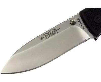 Нож Ka-Bar Dozier D2  Folding Hunter - черный, длина клинка 7,62 см.  (Copy)  