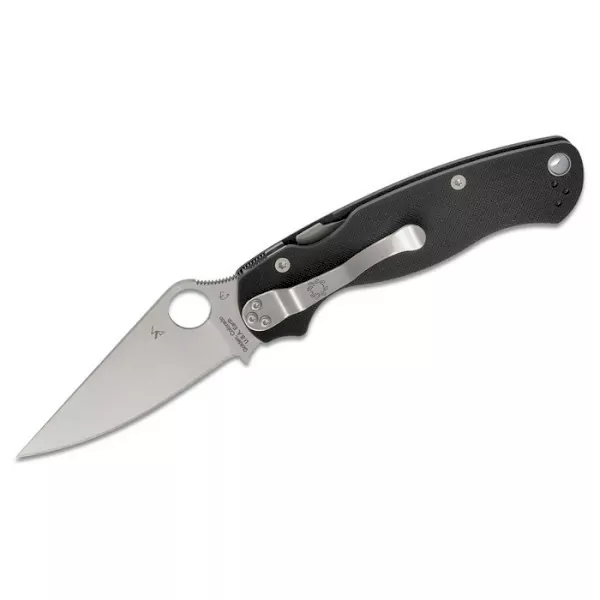 Нож Spyderco Para Military 2 Left Hand G-10 Black (C81GPLE2)  