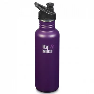 Спортивная бутылка для воды Klean Kanteen Classic Sport Cap Winter Plum 800 мл
